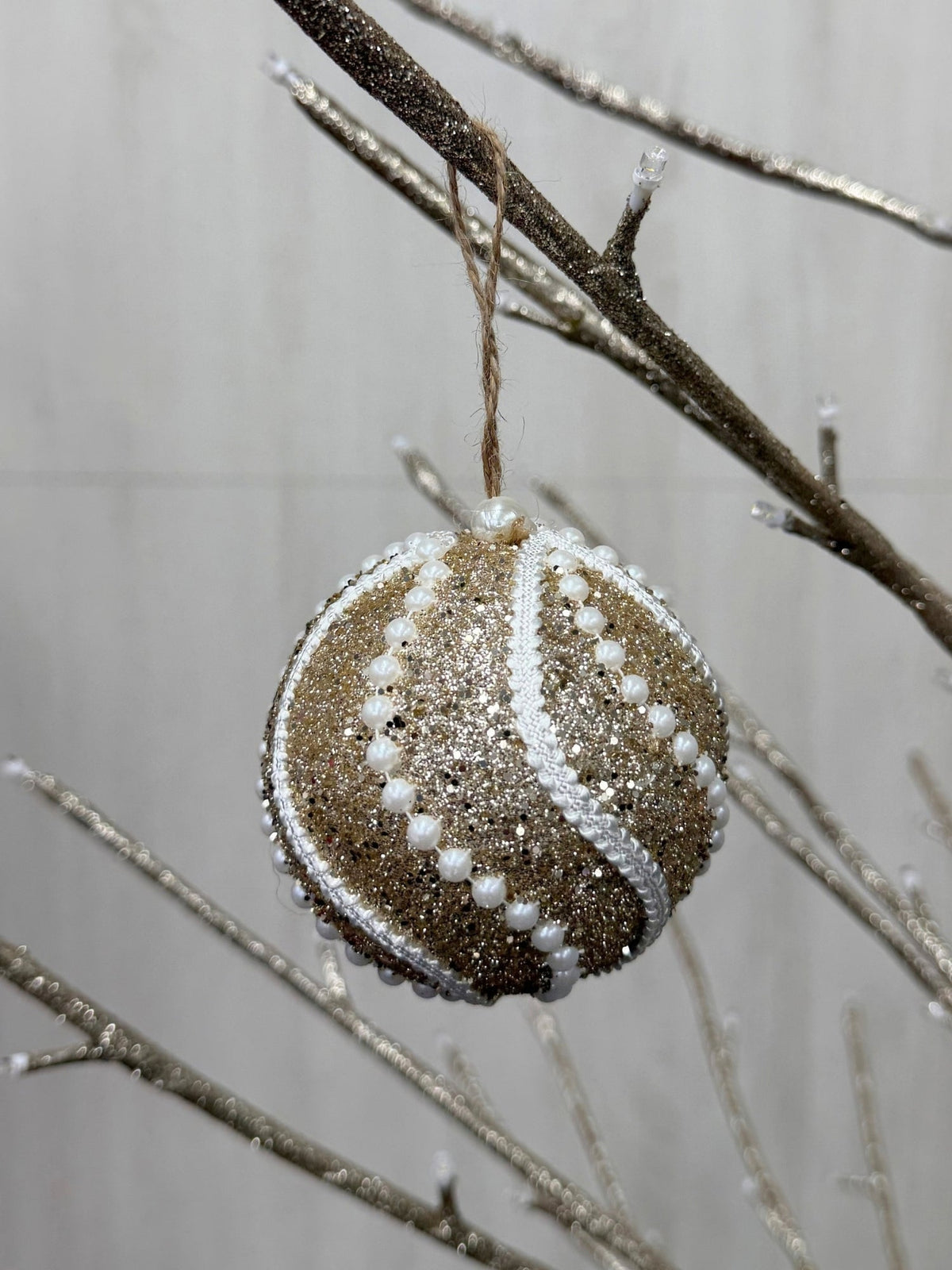 Threadz Luxe Embellished Bauble Set (Gold)