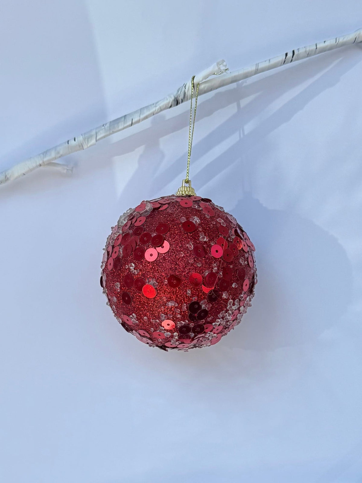 Threadz Luxe Sequin Bauble Set (Red)