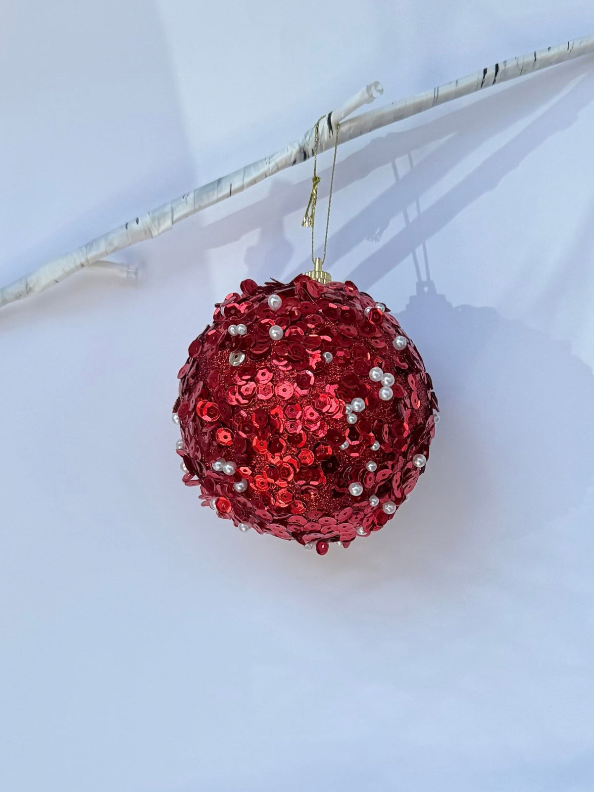 Threadz Luxe Sequin Bauble Set (Red)