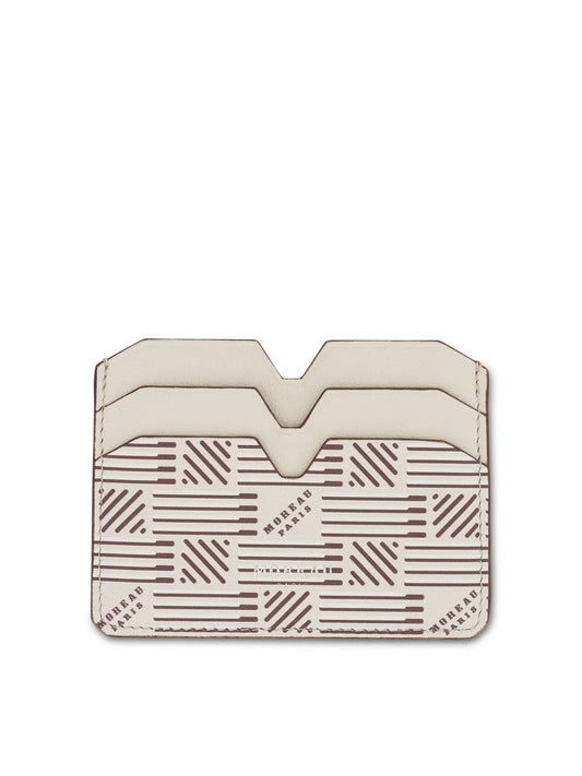 Image of Wallets & Money Clips. Productname: MOREAU Credit Card Wallet 4 CC in MILK colour by brand - MOREAU