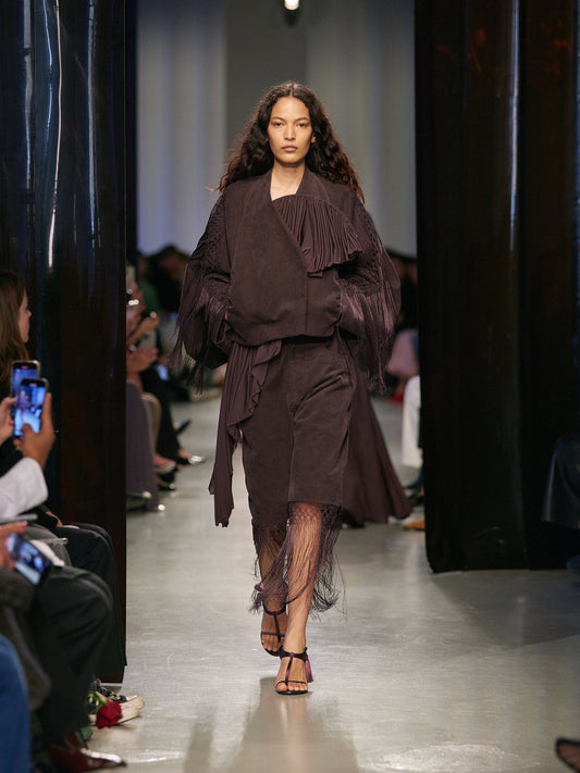 CHRISTOPHER ESBER Corduroy Cocoon Fringed (Jacket)