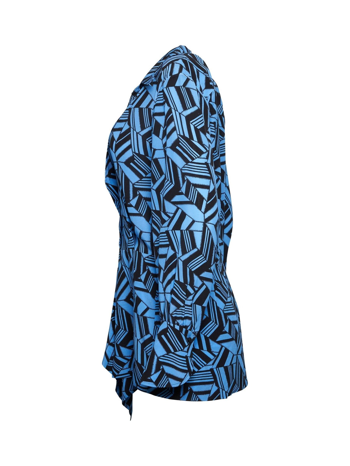 CHLOE Geo Print Shirt (Blue)