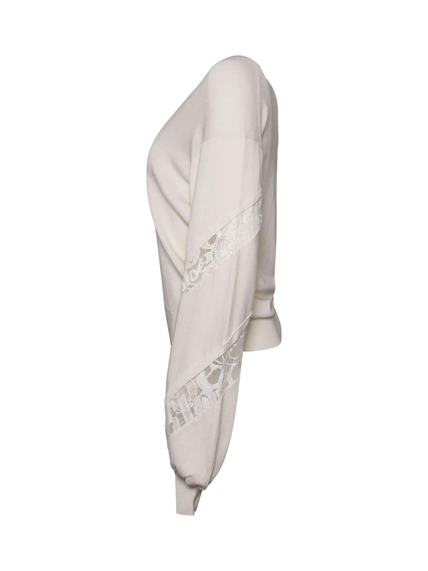 CHLOE Knit Pullover (White)