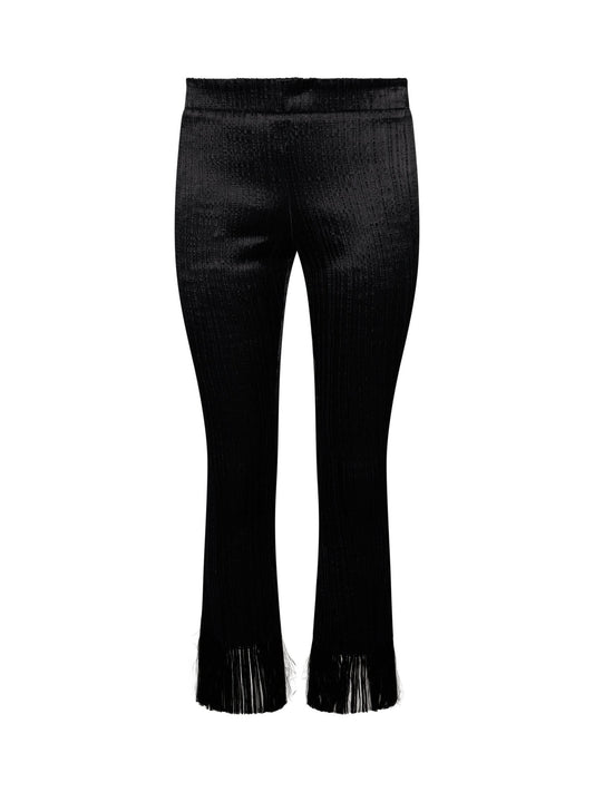 Image of a model wearing Pants. Productname: CHLOE Trousers in BLACK colour by brand - CHLOE