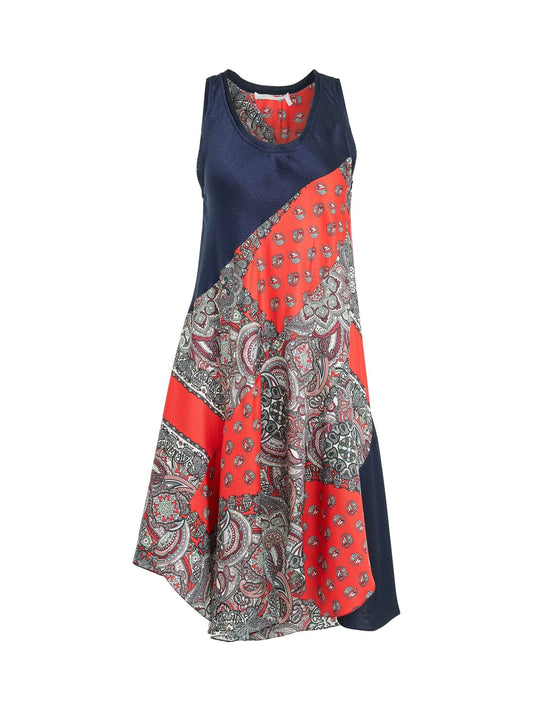 Image of a model wearing Dress. Productname: CHLOE Dress in Red colour by brand - CHLOE