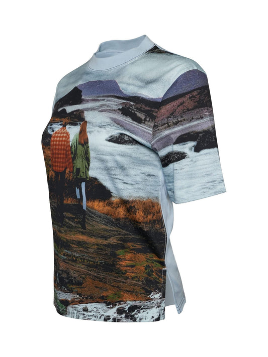 CHLOE Print Top (Brown)