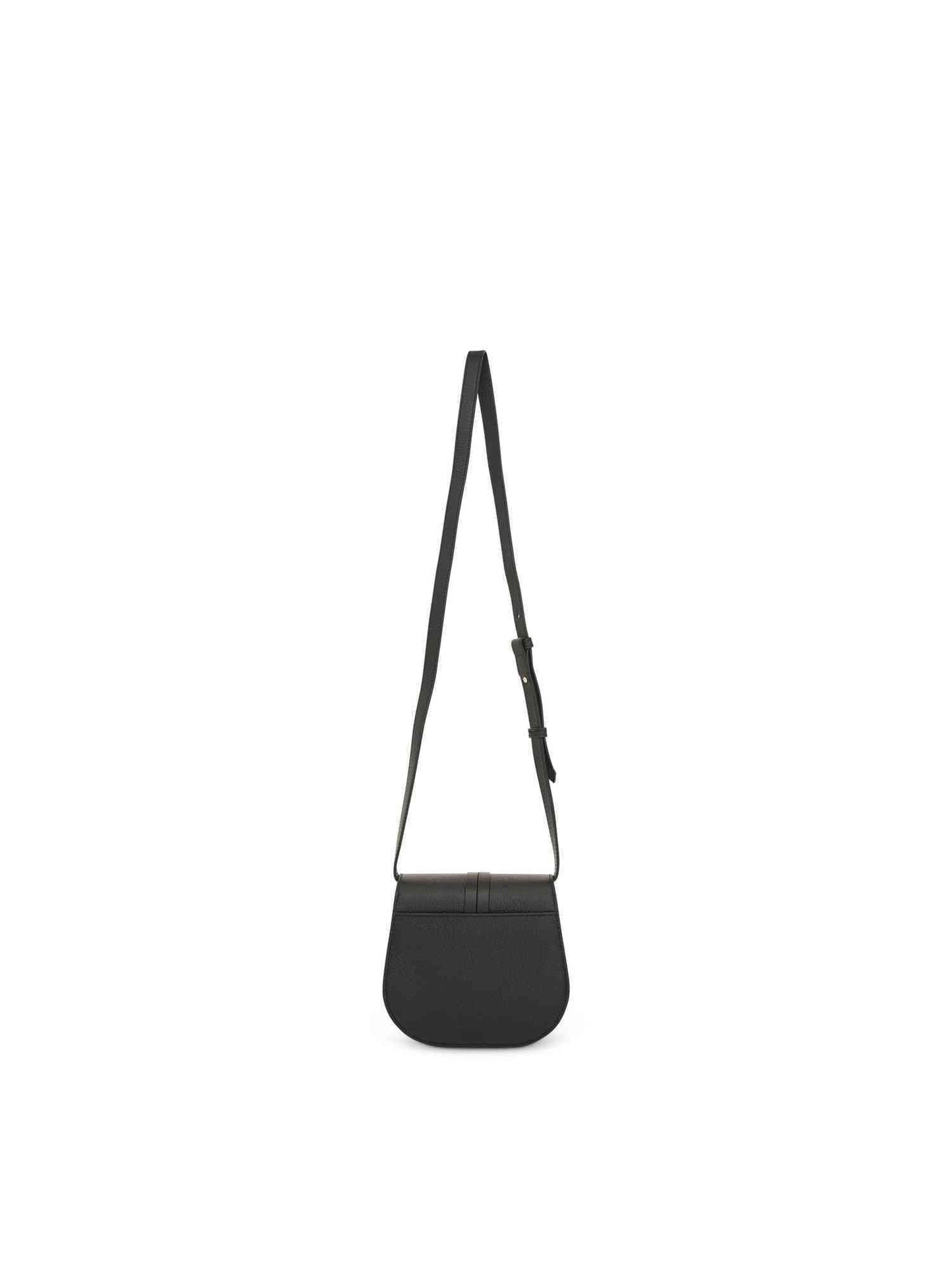 Image of Bags. Productname: CHLOE Chloe Ladies Alphabet Logo Charm Mini Saddle Bag in BLACK colour by brand - CHLOE