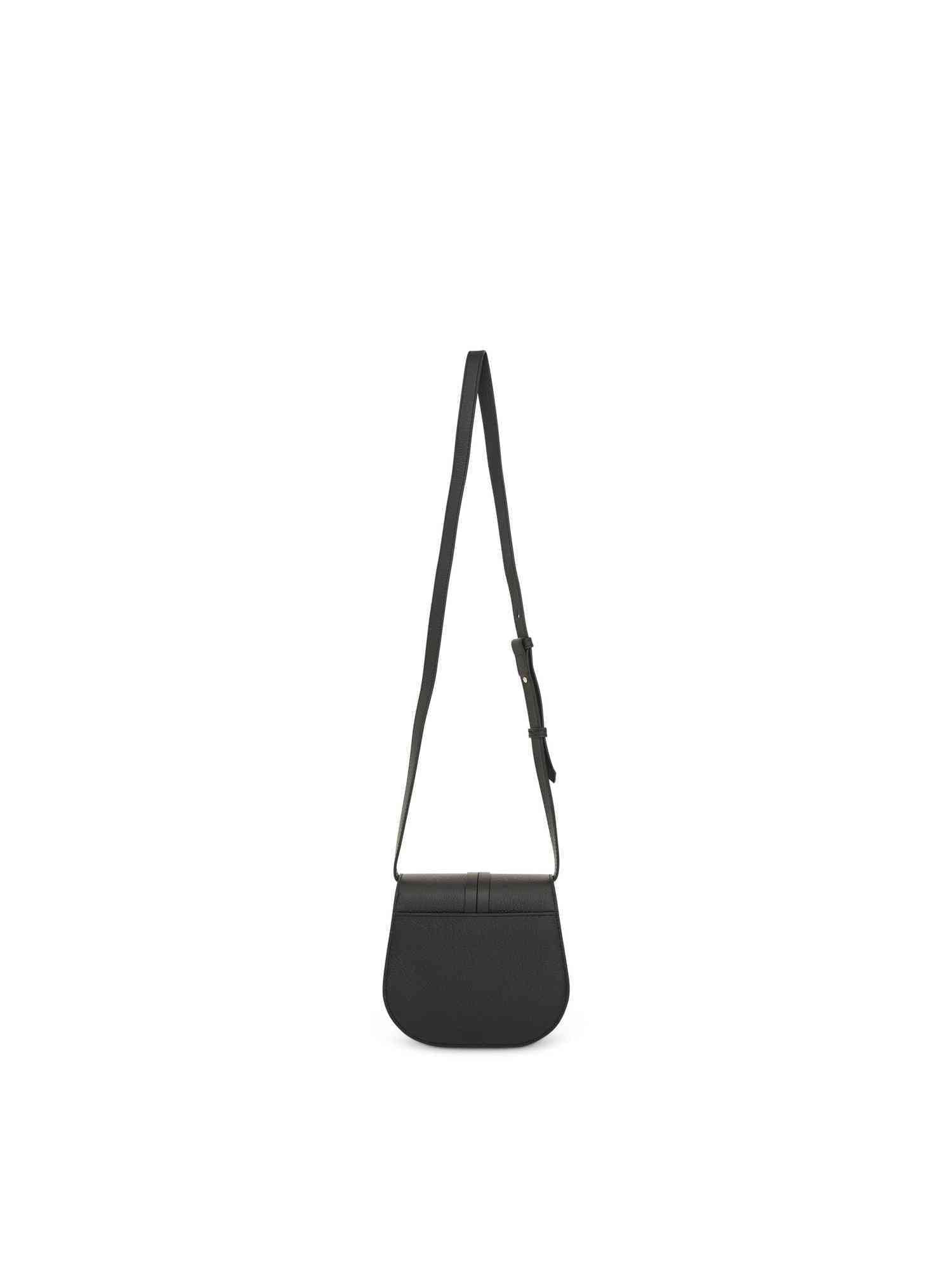 Image of Bags. Productname: CHLOE Chloe Ladies Alphabet Logo Charm Mini Saddle Bag in BLACK colour by brand - CHLOE