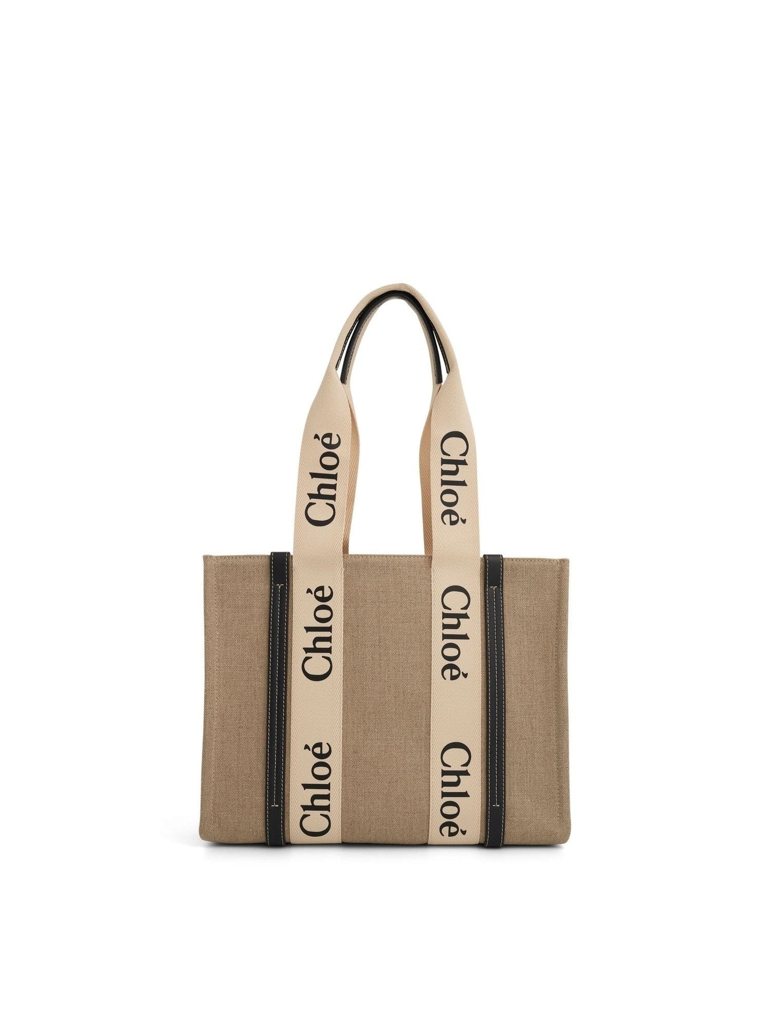 Image of Bags. Productname: CHLOE Medium Woody Tote Bag in White Blue colour by brand - CHLOE