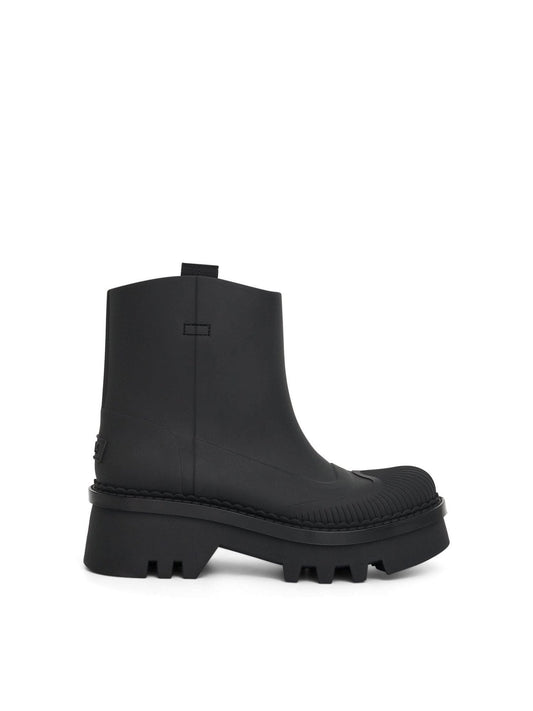 Image of Boots. Productname: CHLOE Raina Rain Boot in Black colour by brand - CHLOE