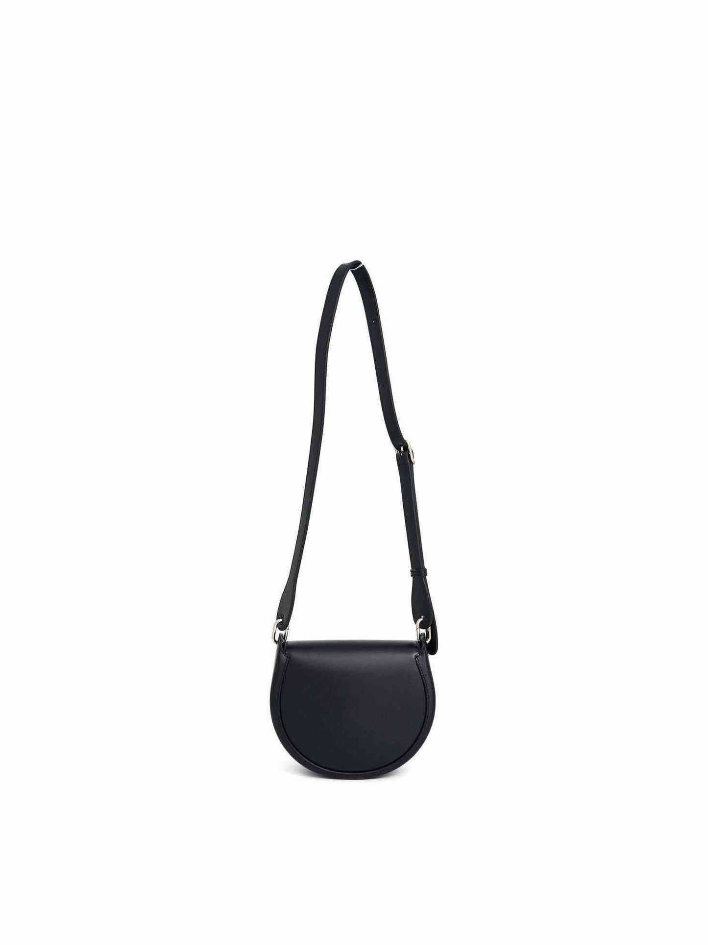 Chloe Arlene Leather Shoulder Bag (Black)