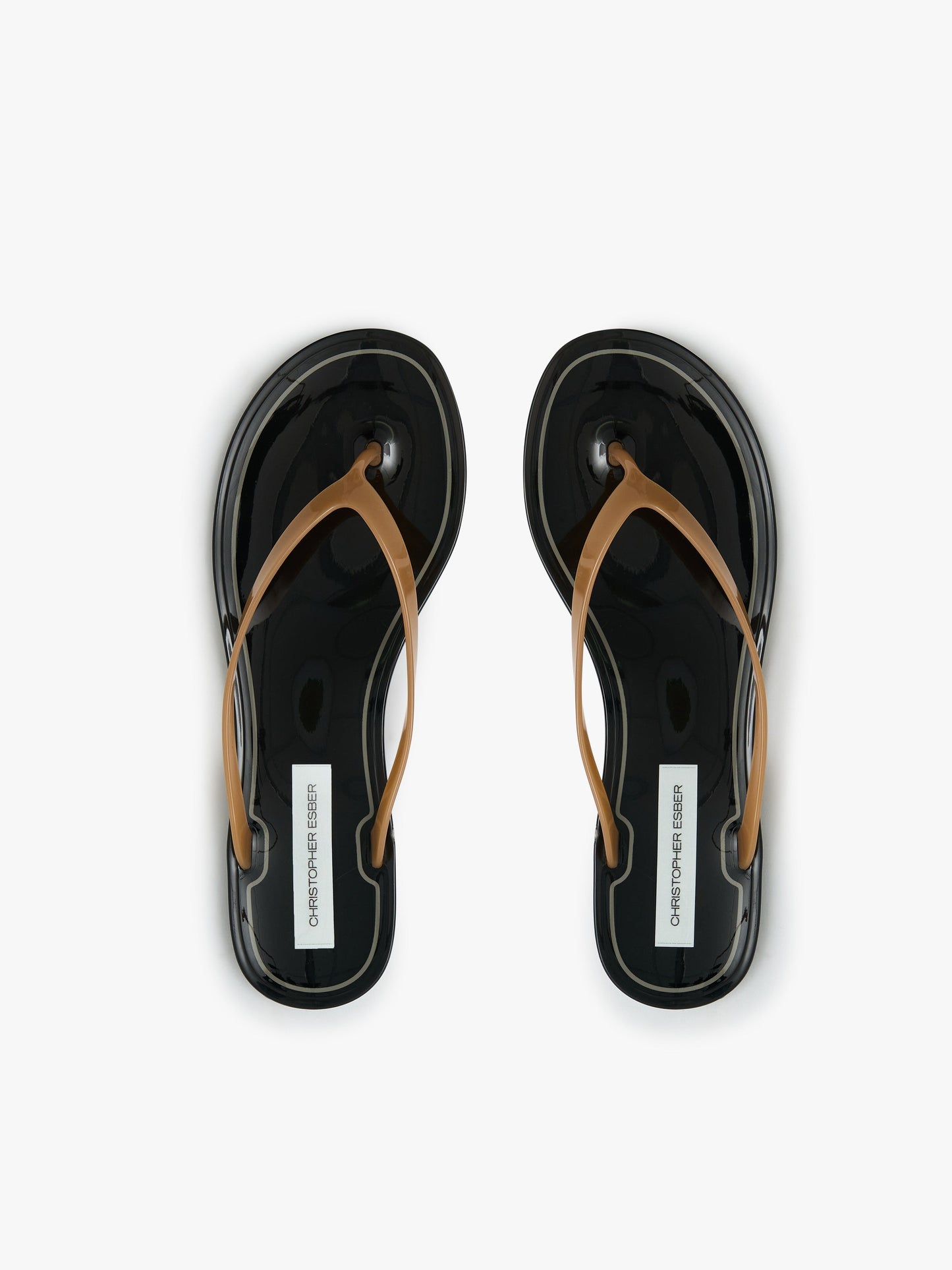 Christopher Esber Jo Flip Flop (Almond)