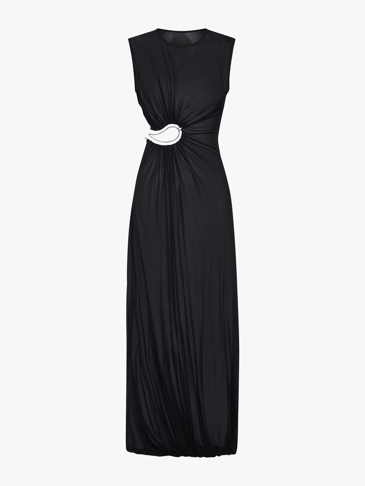 Christopher Esber Paisley Overlay Encased Tank Dress (Black)