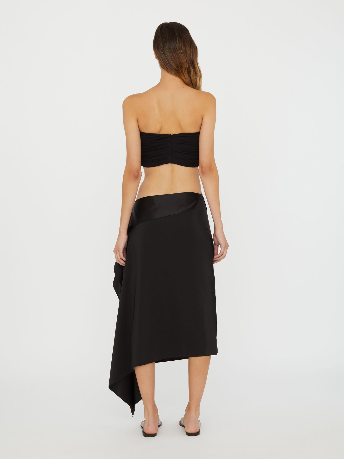 Christopher Esber Bezel Quartz Drape Top (Black)