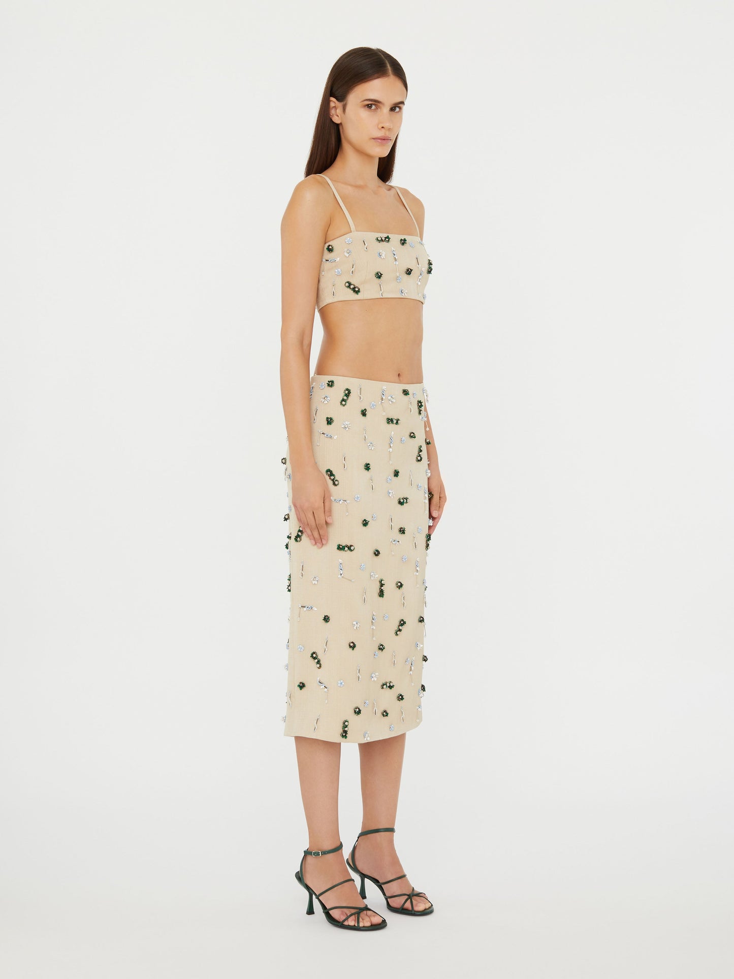 Christopher Esber Embla Beaded Bandeau (Multi)