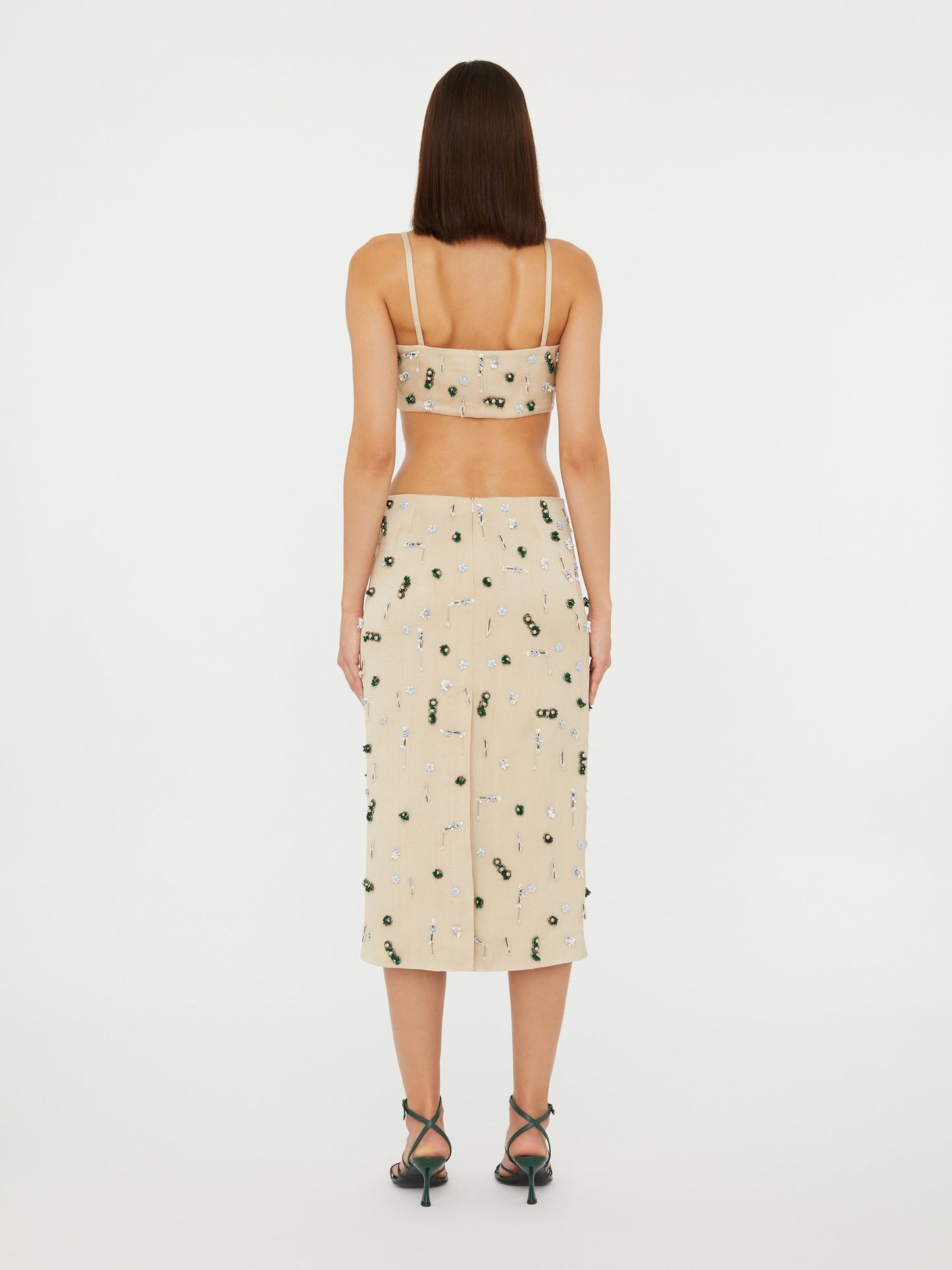 Christopher Esber Embla Beaded Bandeau (Multi)
