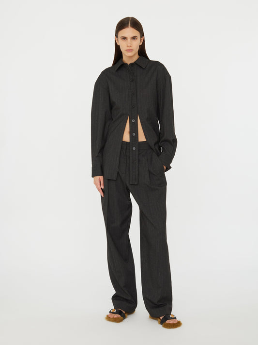 Christopher Esber Tailored Floating Tab Shirt (Stripe)