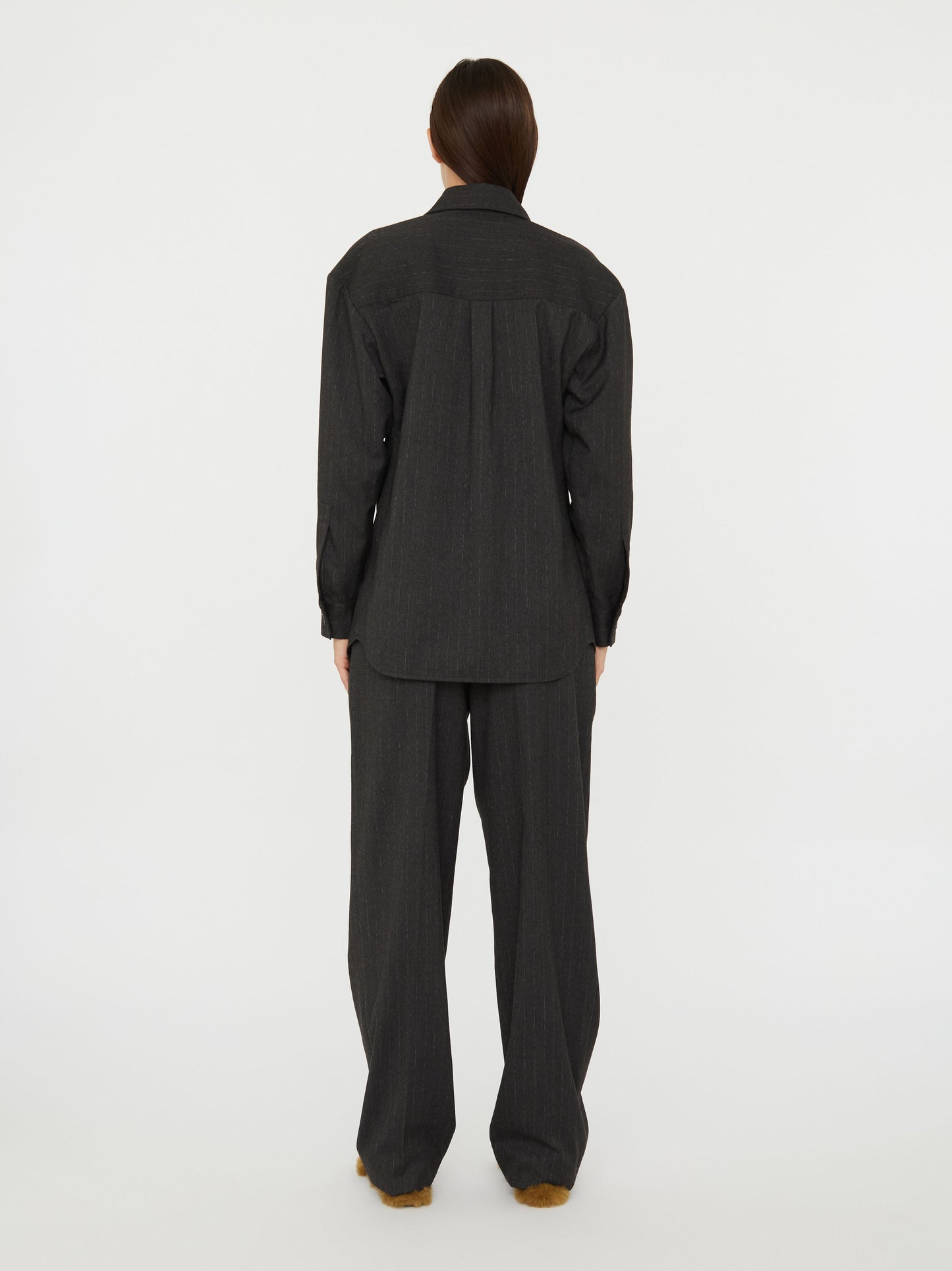 Christopher Esber Tailored Floating Tab Shirt (Stripe)