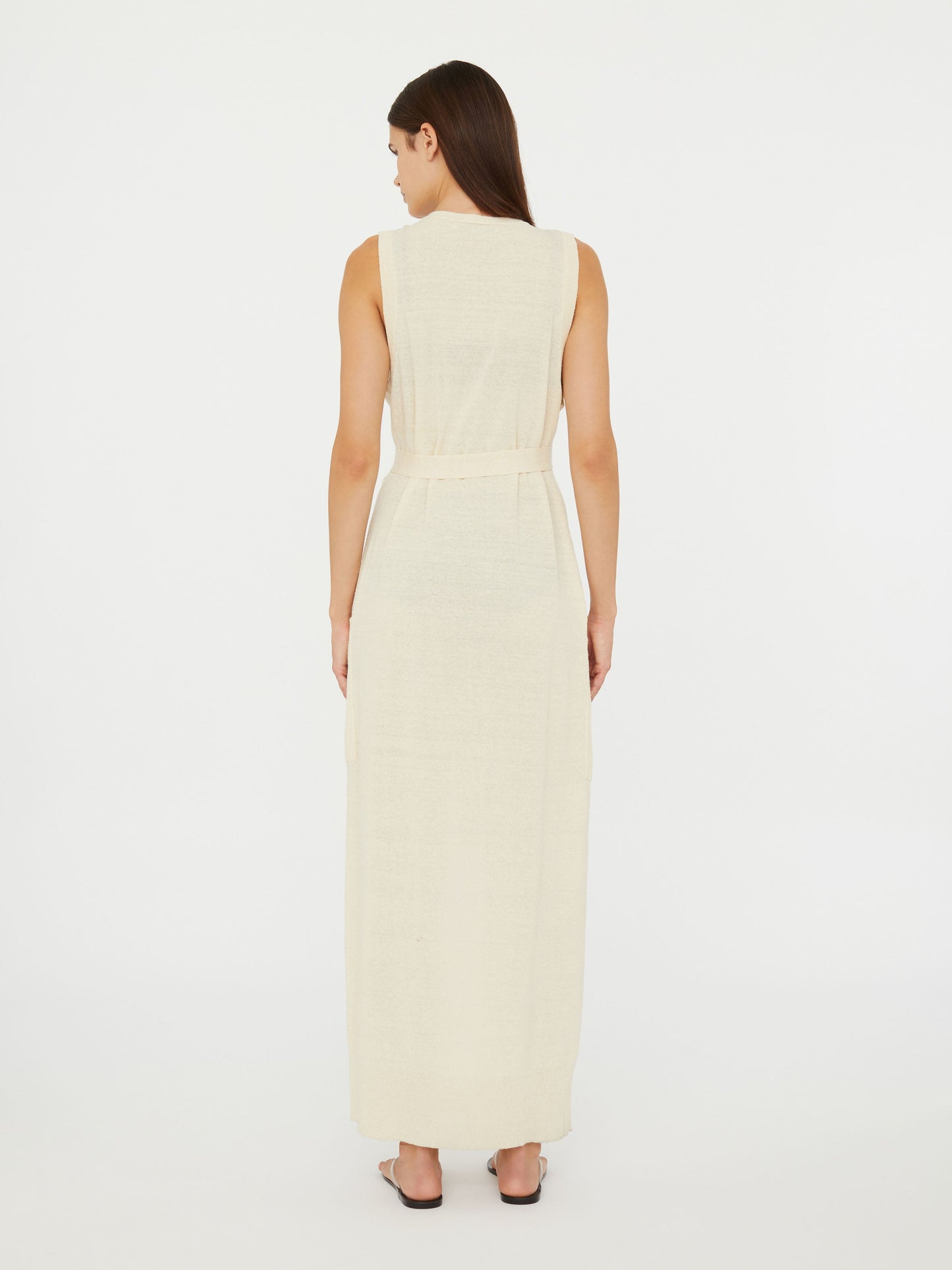 Christopher Esber Straccio Knitted Robe (Ecru)