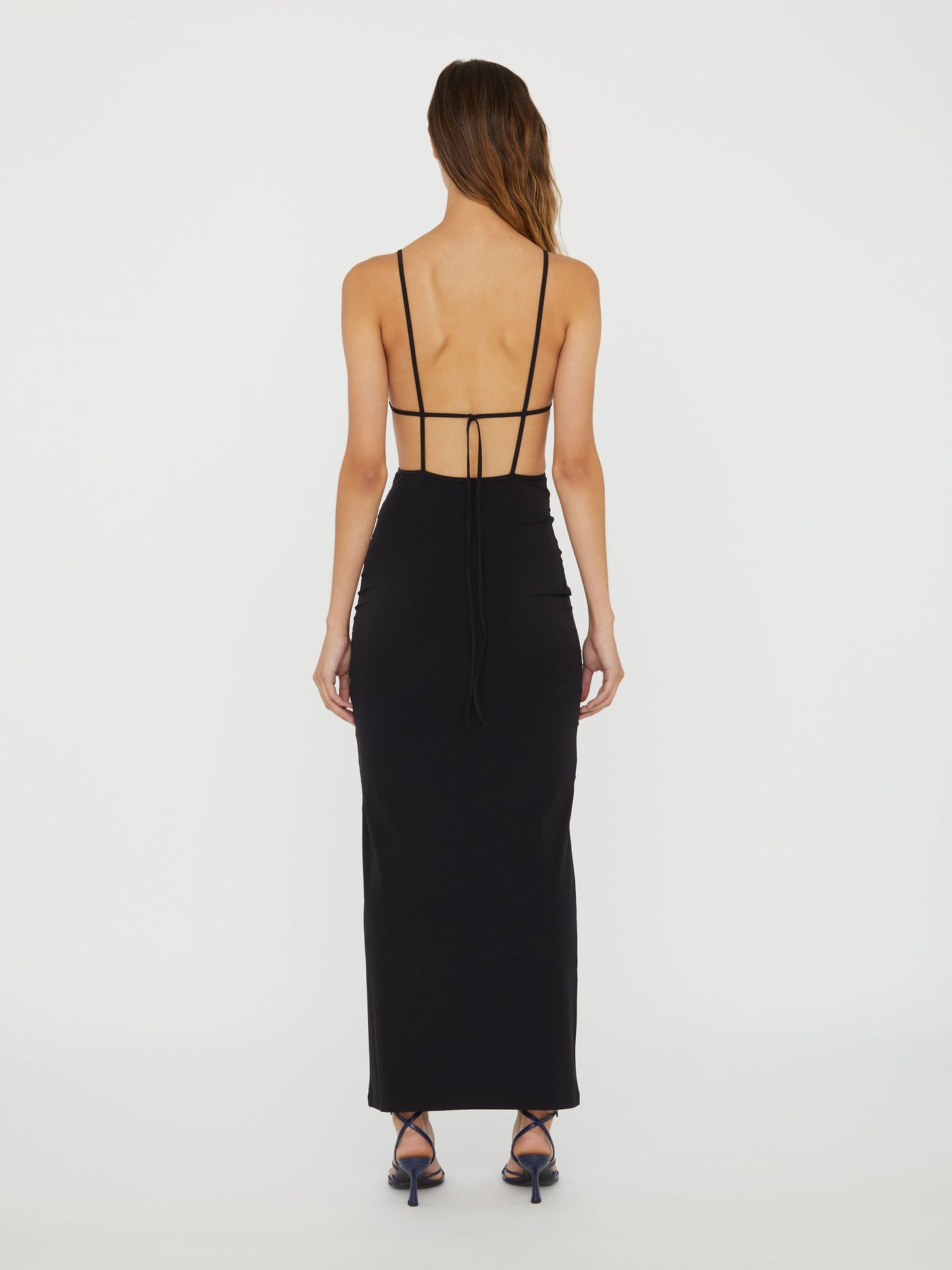 Christopher Esber Moodstone Cutaway Lycra Dress (Black)