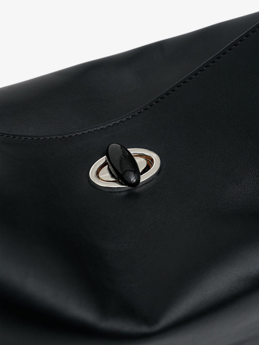 Christopher Esber Turnlock Shoulder Bag (Black)
