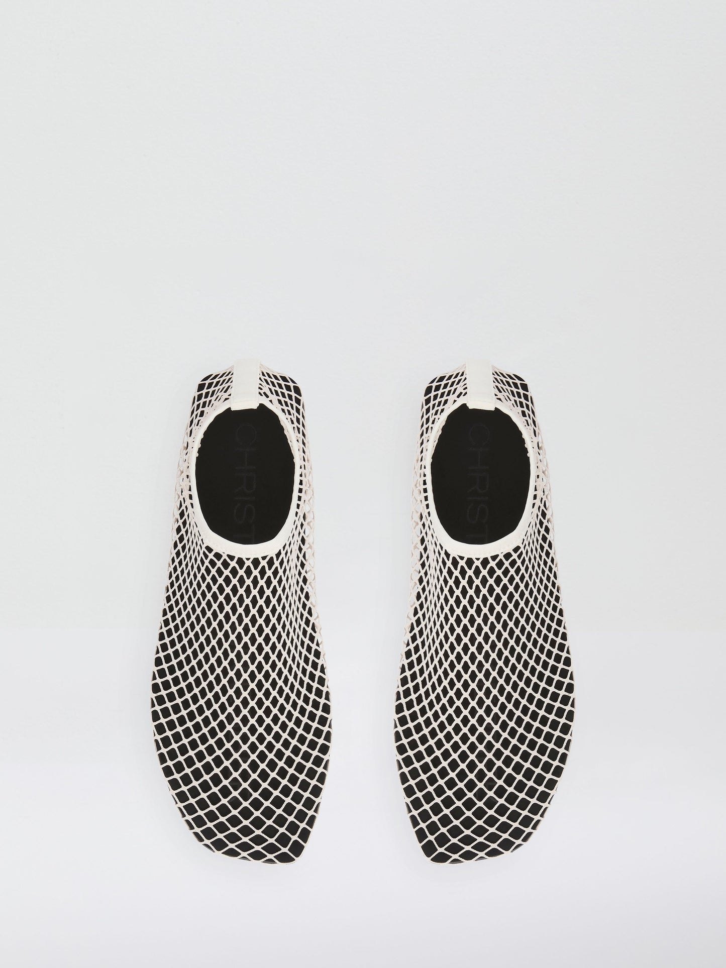 Christopher Esber Mesh Water Flat (Ecru)