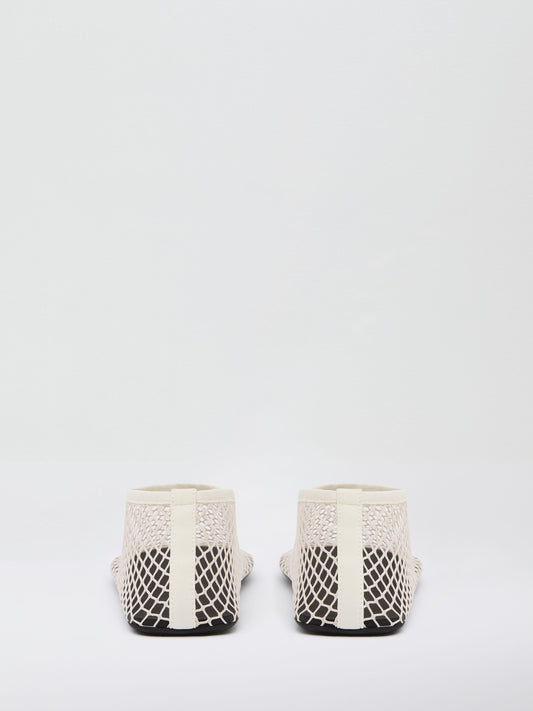 Christopher Esber Mesh Water Flat (Ecru)