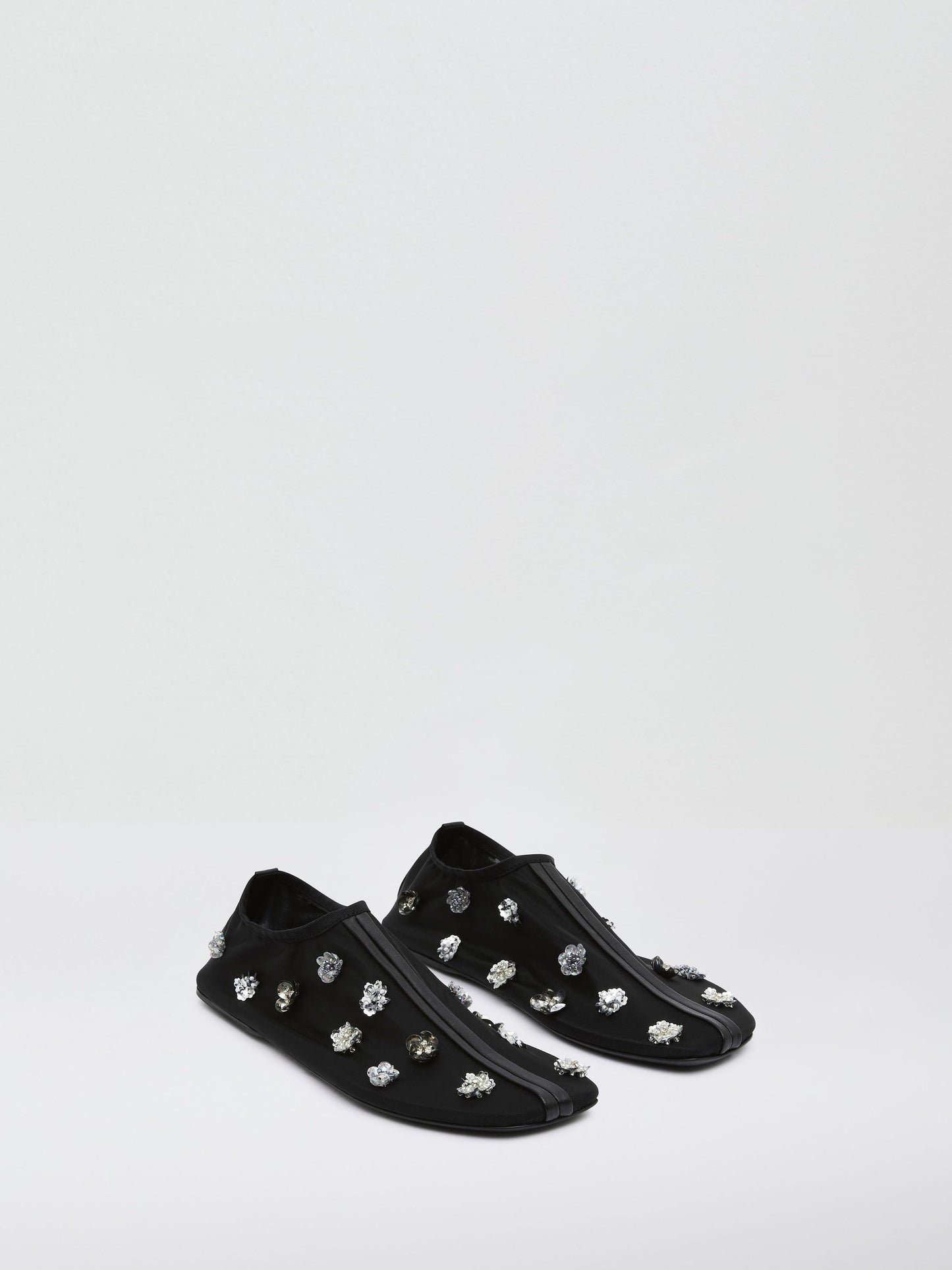 Christopher Esber Embla Beaded Mesh Flat (Multi)