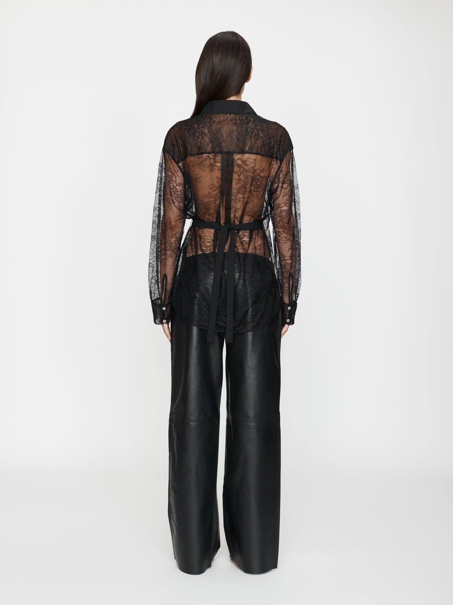 Embargo Redux Leather Trouser (Black)