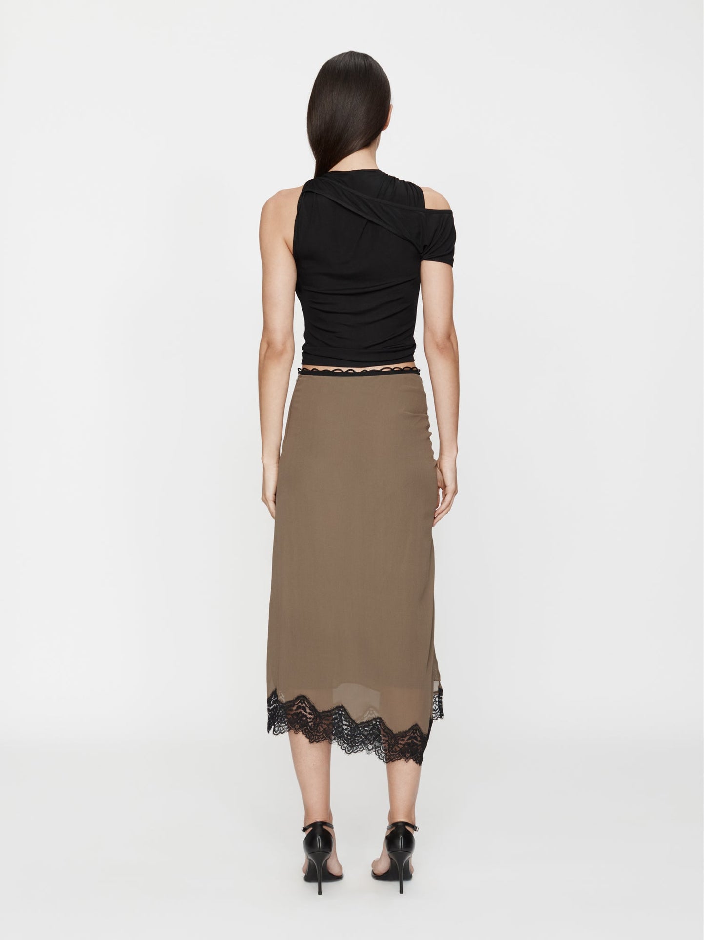 Christopher Esber Wrapped Drape Rib Tank (Black)