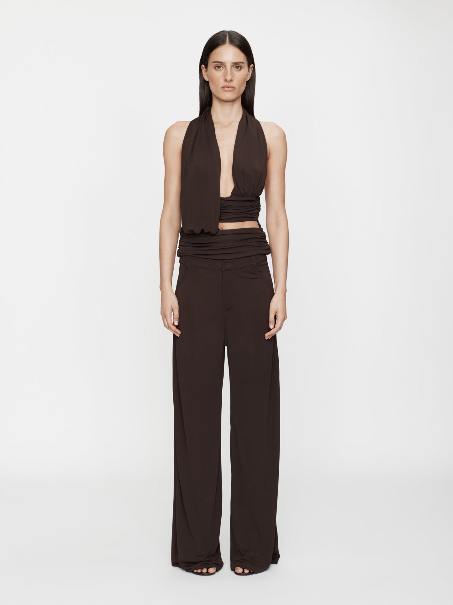 CHRISTOPHER ESBER Relaxed Jersey Jean (Espresso)