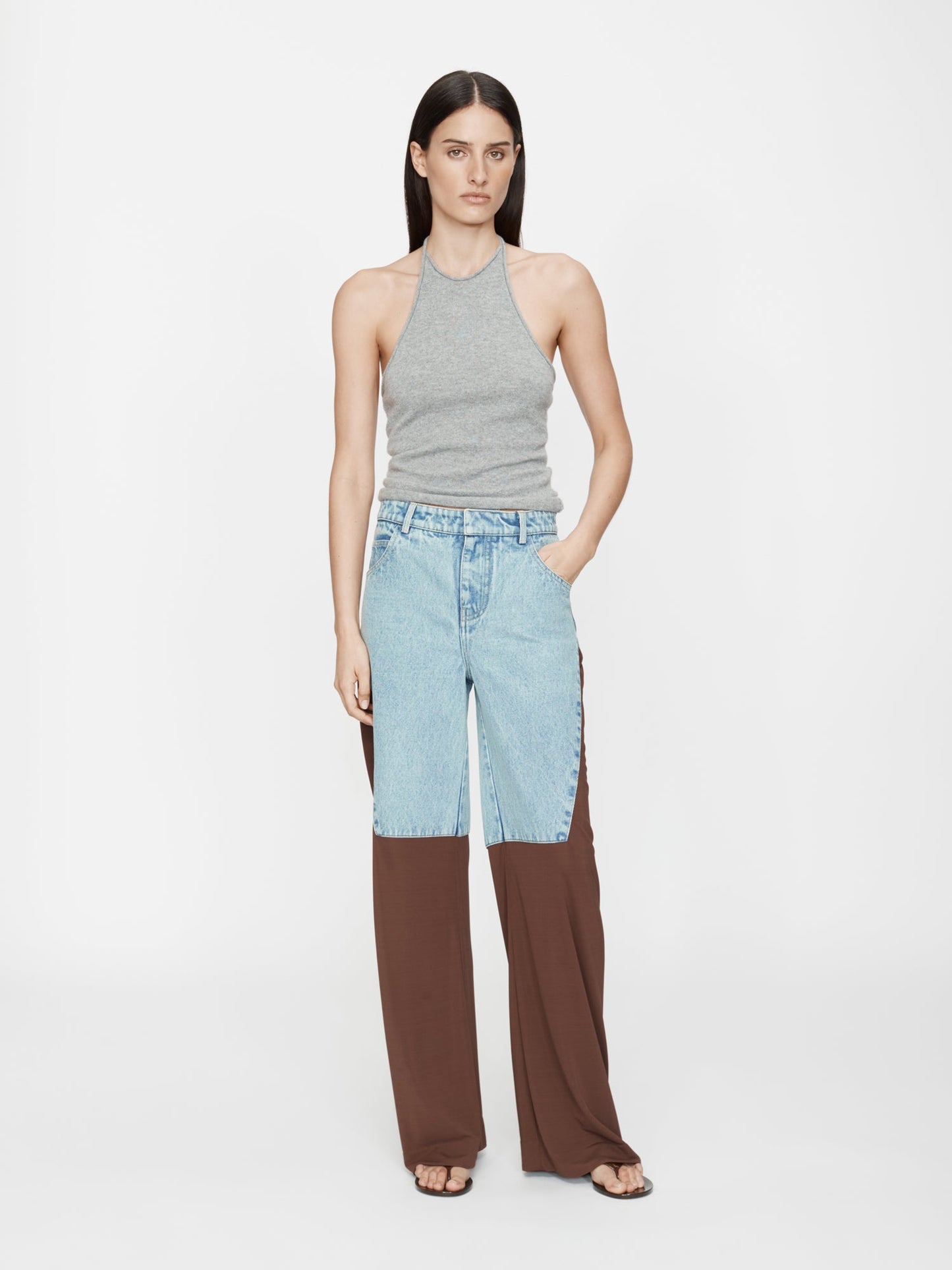 Christopher Esber Cashmere Rae Halter Tank (Marle)