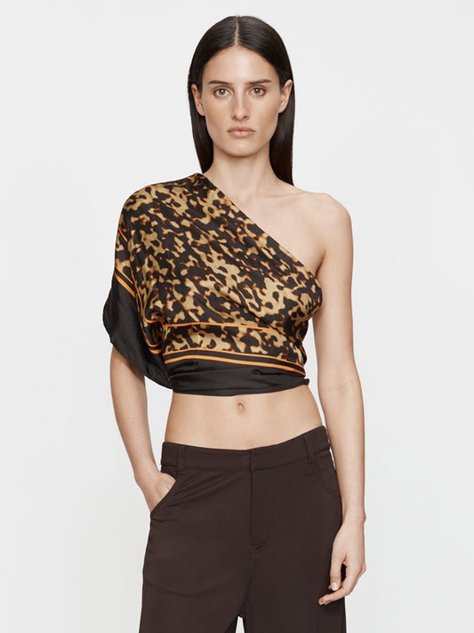 CHRISTOPHER ESBER Silk Scarf (Tortoiseshell)