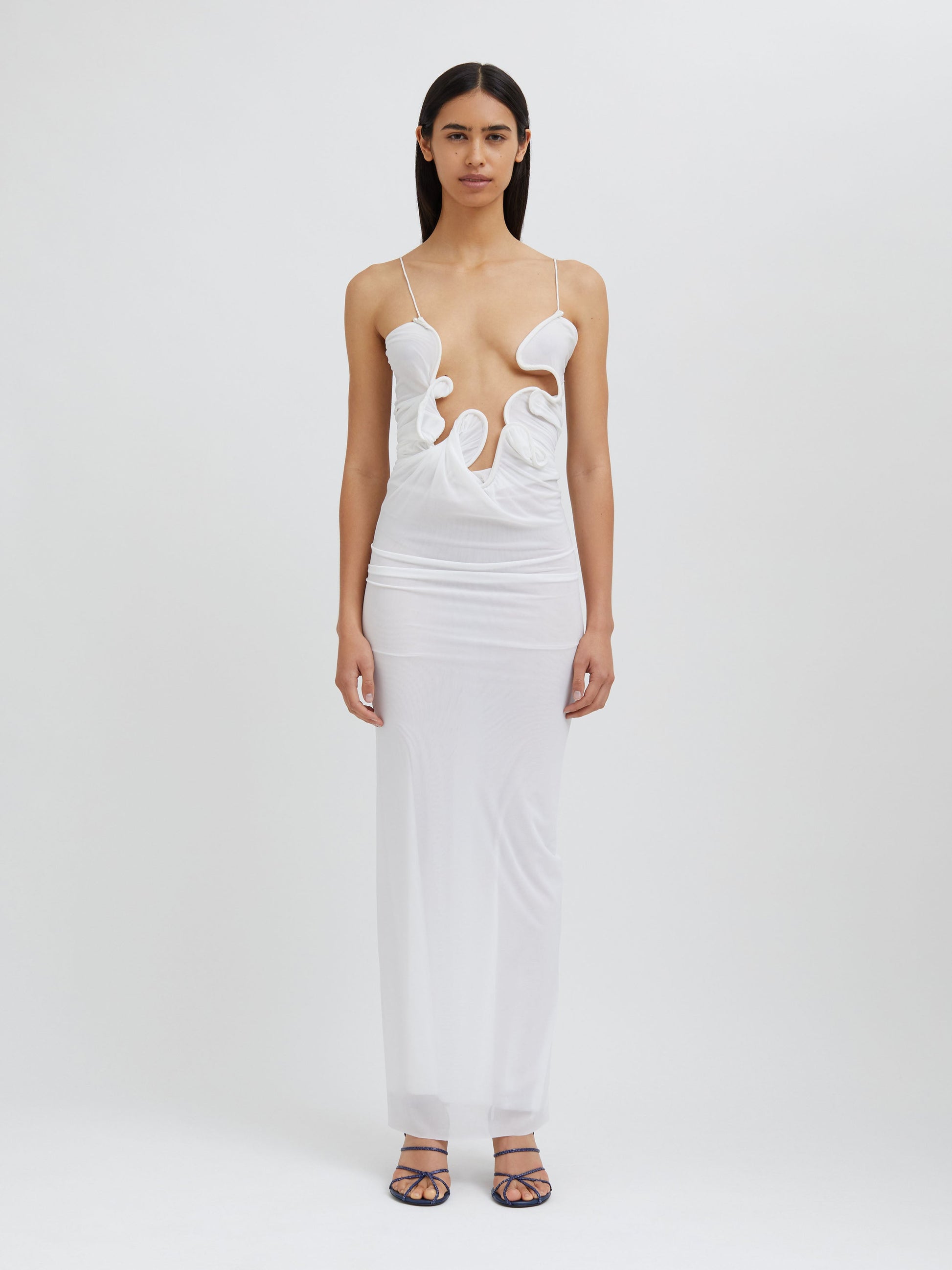 Image of Dresses. Productname: Christopher Esber Molded Venus Dress in White colour by brand - Christopher Esber