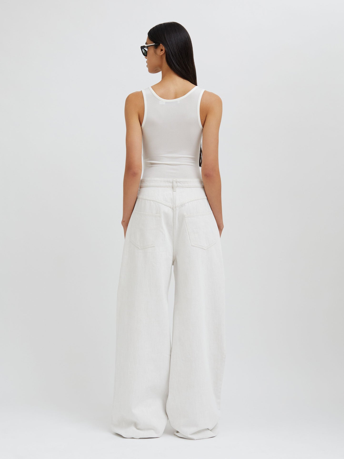 Christopher Esber Sonora Tank Bodysuit (White)
