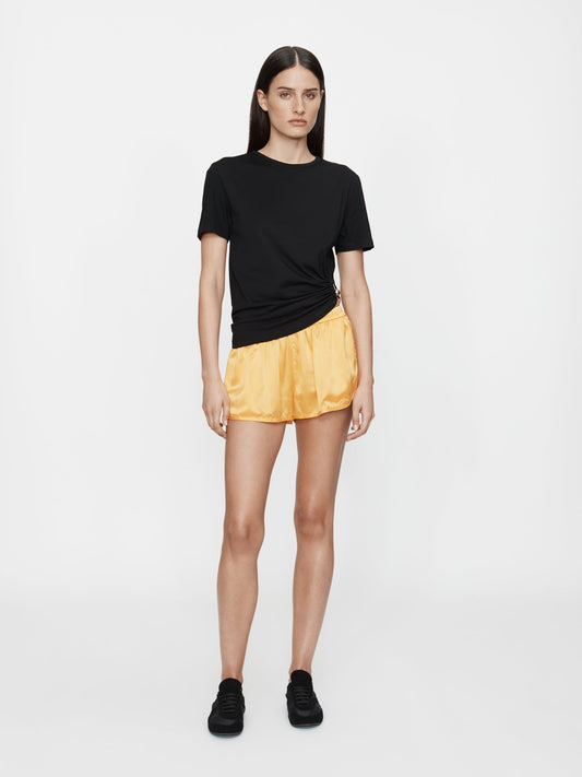 Image of a model wearing Shorts. Productname: Embargo Jason Boxer Short in Tangelo colour by brand - Embargo