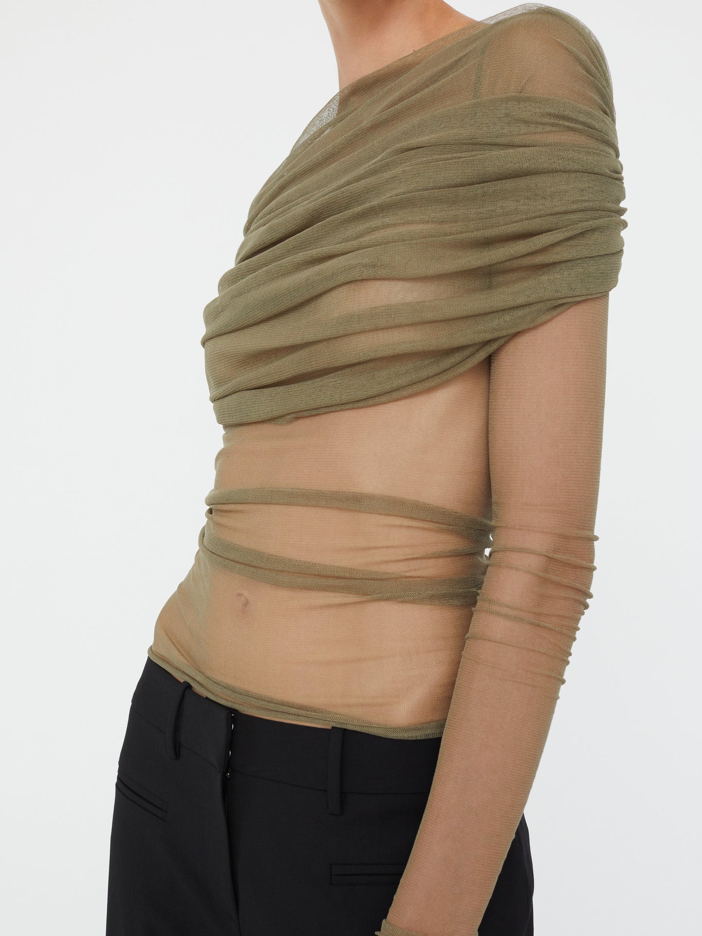 Christopher Esber Veiled Top (Eucalypt)