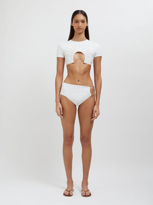 Image of Swimwear. Productname: Embargo U Prong Brief in White colour by brand - Embargo