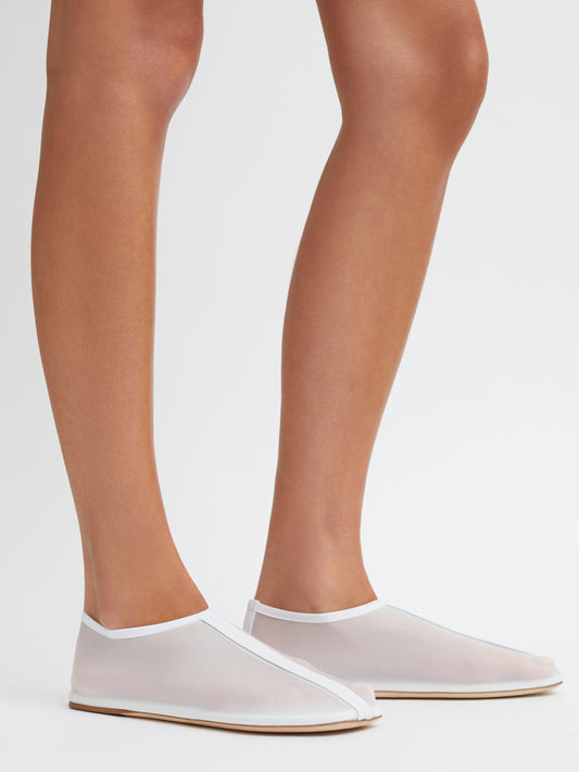 Christopher Esber Mesh Flat (White)