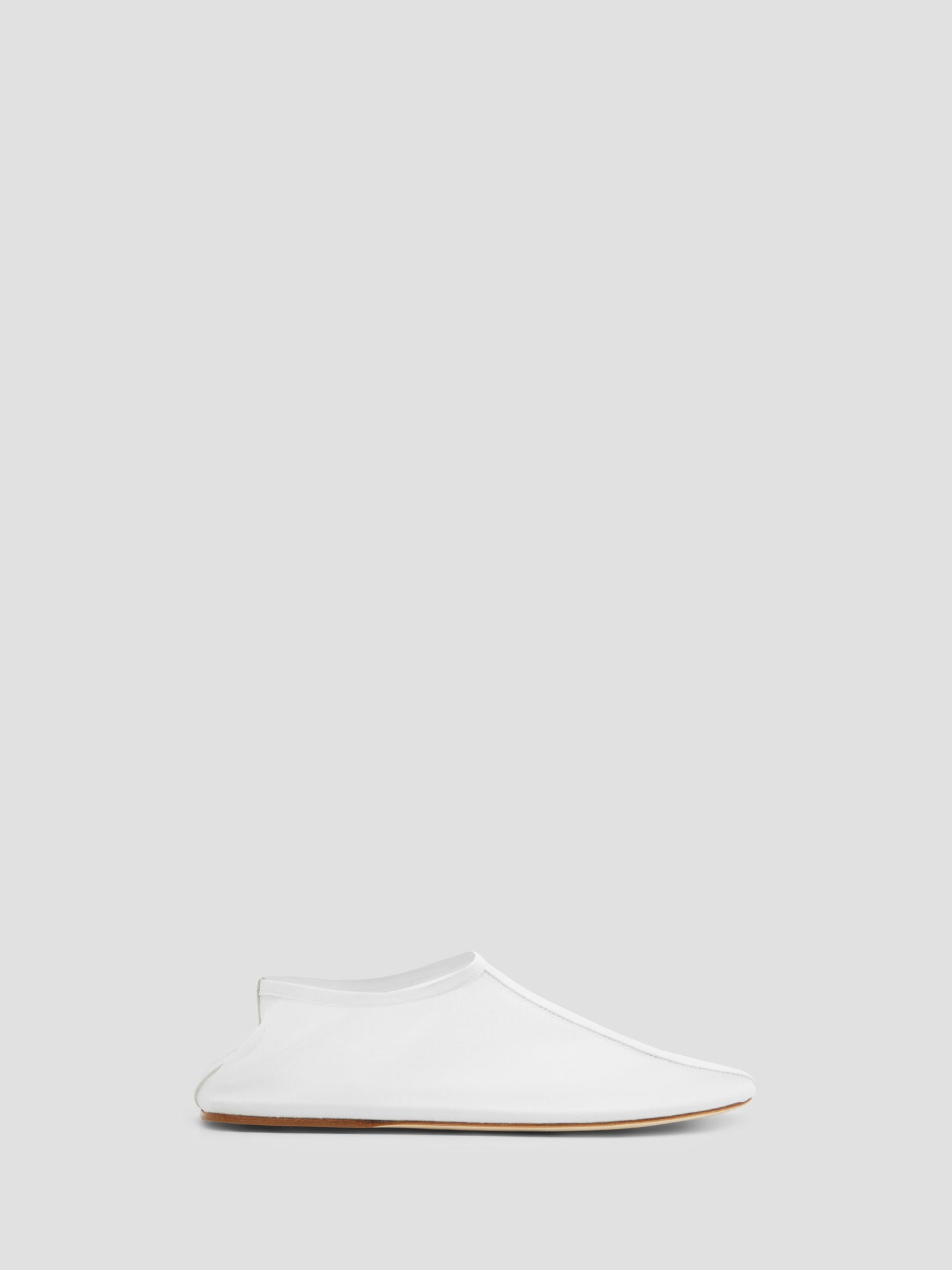 Image of Flats. Product name - Mesh Flat in White colour by brand - Christopher Esber