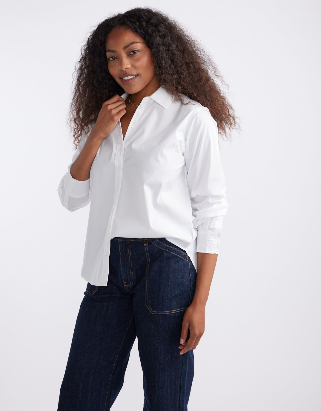 White & Co. Classic Shirt (White)
