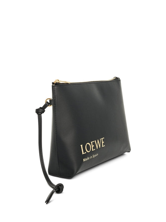 LOEWE Loewe Embossed T-Pouch (Black)
