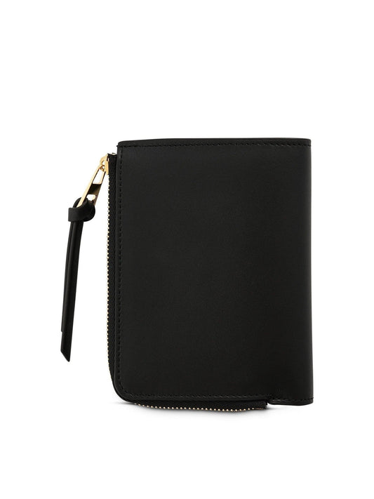 LOEWE Loewe Embossed Slim Zip Wallet (Black)