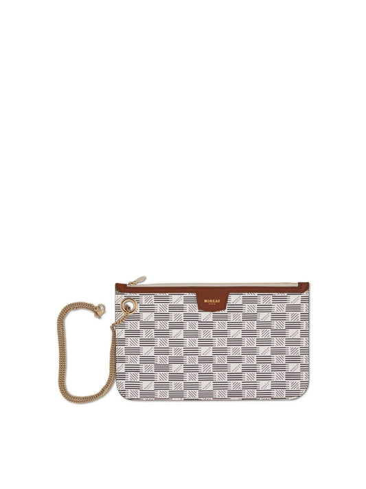 Image of Bags. Productname: MOREAU Saint Tropez Marina Pouch in White colour by brand - MOREAU