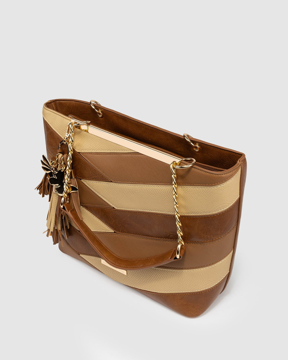 Colette by Colette Hayman Makayla Panelled Tote (Tan)