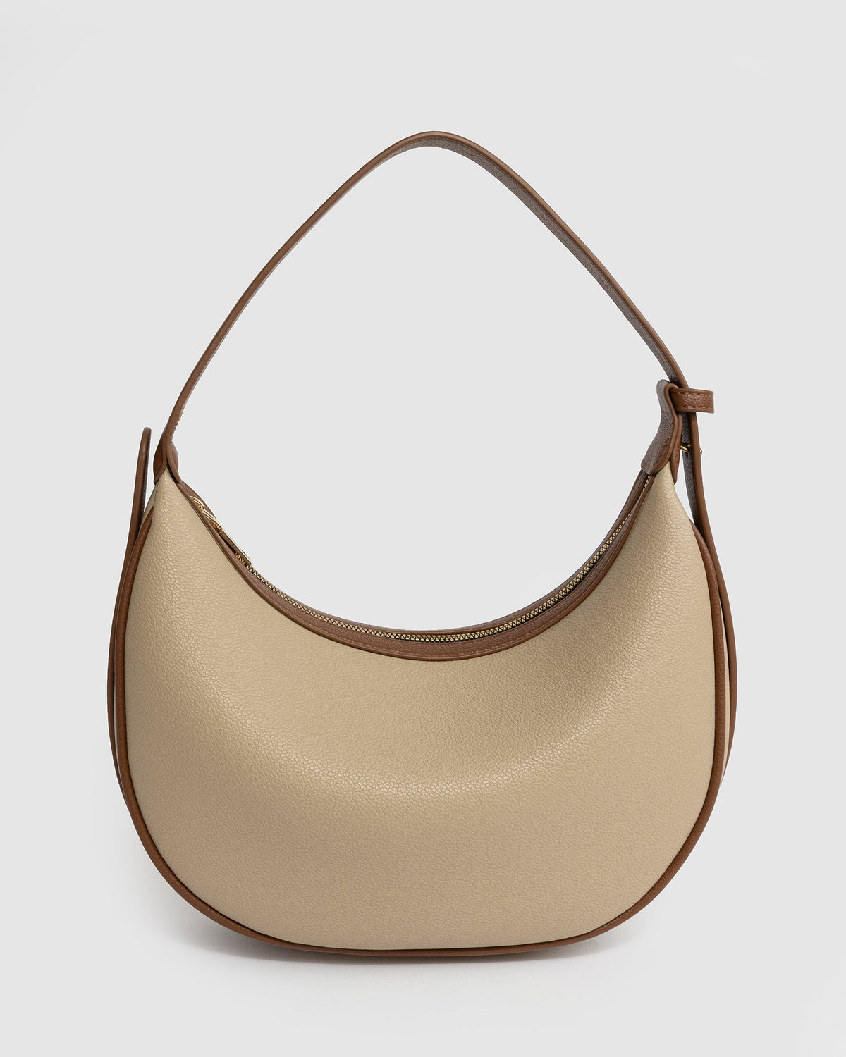 Colette by Colette Hayman Carla Crescent Top Handle Bag (Tan)