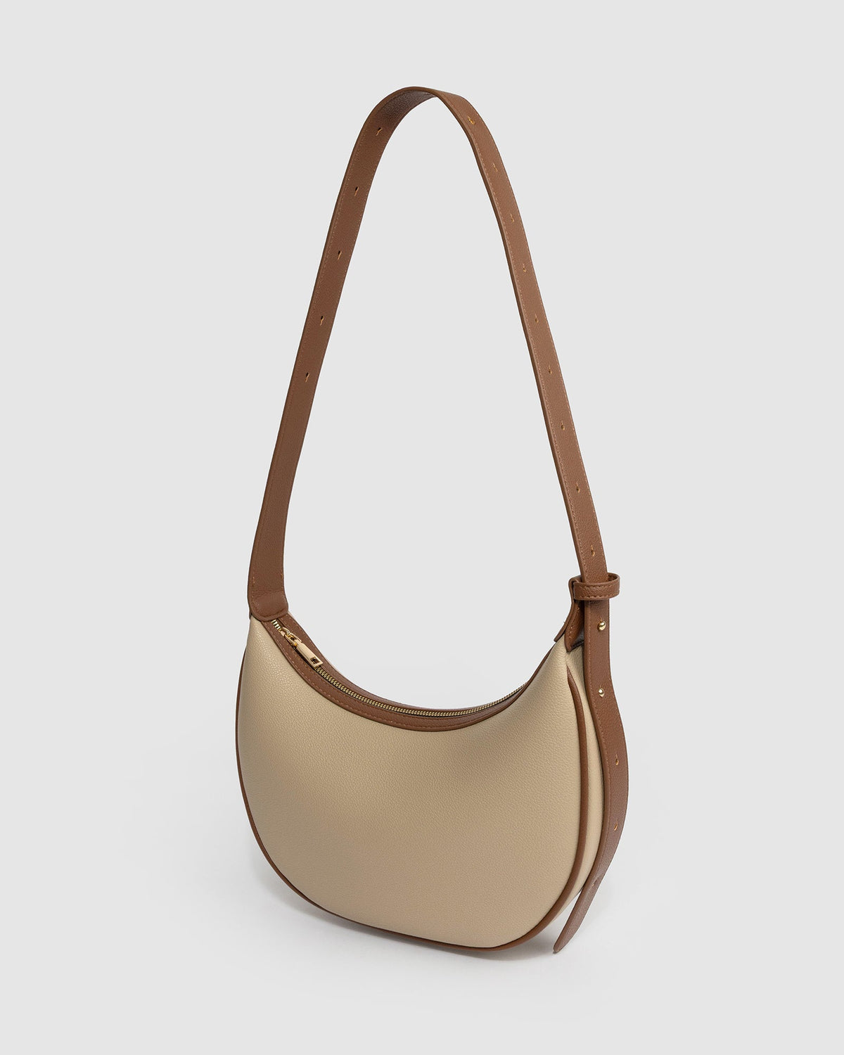 Colette by Colette Hayman Carla Crescent Top Handle Bag (Tan)