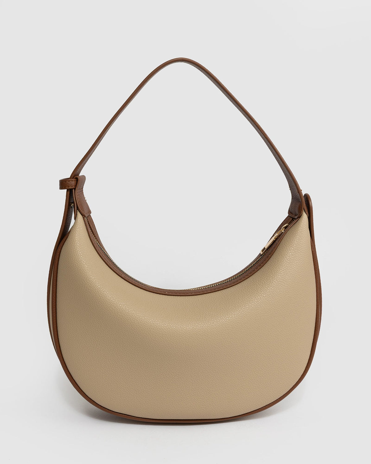 Colette by Colette Hayman Carla Crescent Top Handle Bag (Tan)