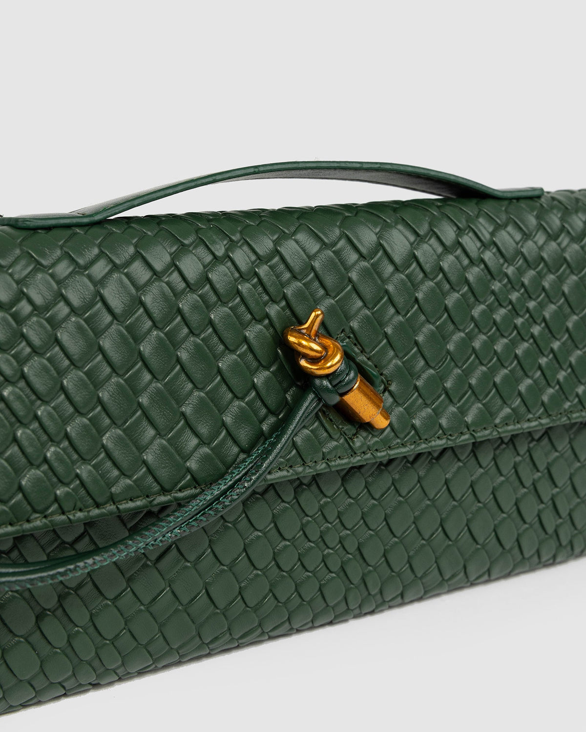 Colette by Colette Hayman Gigi Top Handle Clutch (Olive)