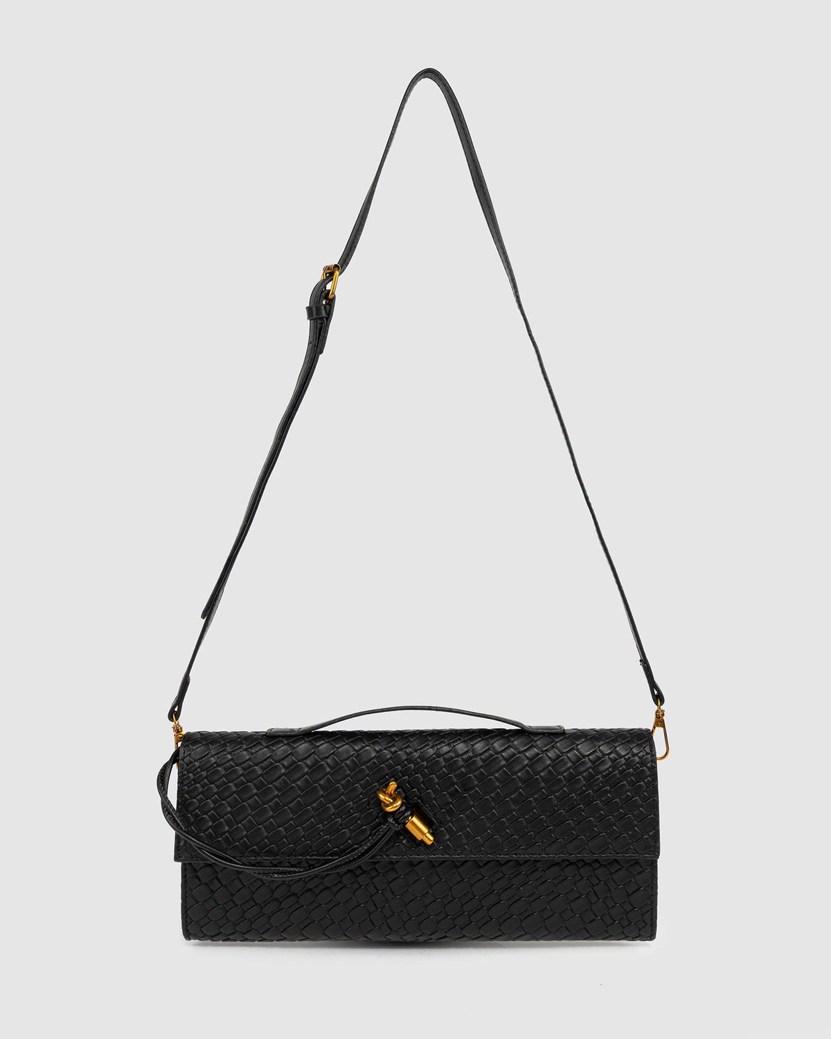 Colette by Colette Hayman Gigi Top Handle Clutch (Black)